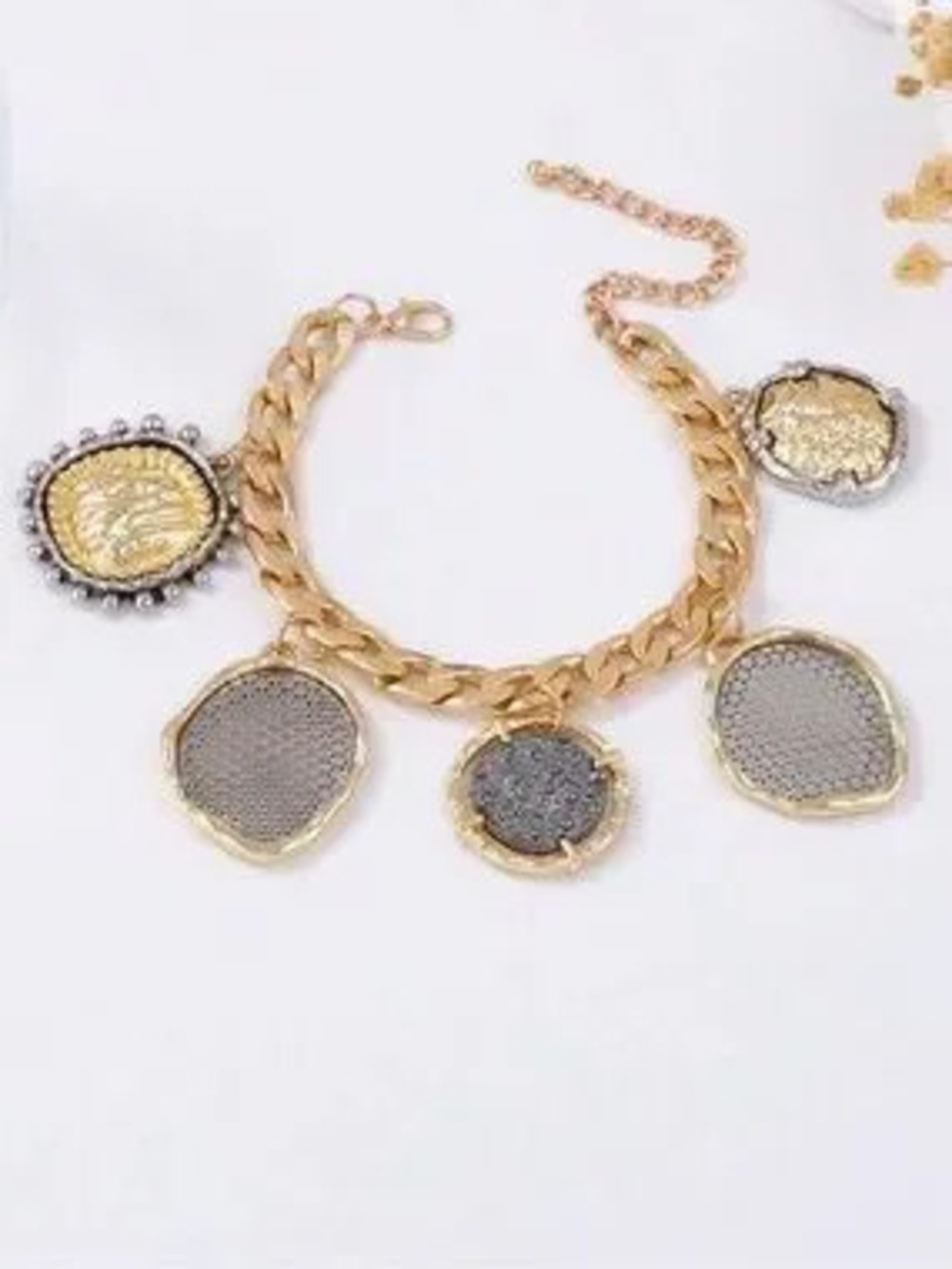 Regalia Medallion Charm Bracelet